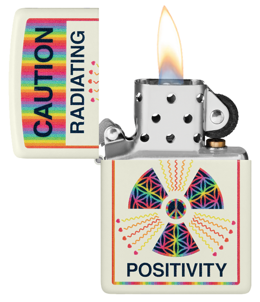 Zippo 46243 vžigalnik Radiating Positivity, Glow in the Dark
