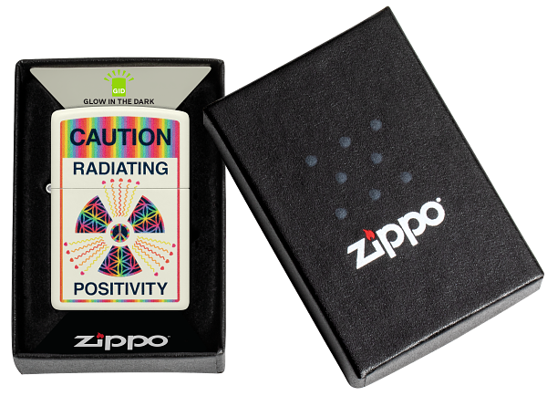 Zippo 46243 vžigalnik Radiating Positivity, Glow in the Dark