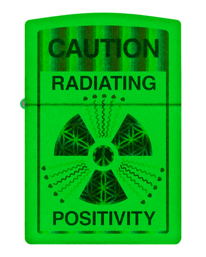 Zippo 46243 vžigalnik Radiating Positivity, Glow in the Dark