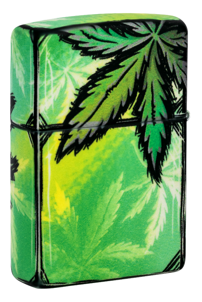 Zippo vžigalnik 46253 Glowing Cannabis