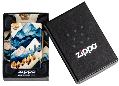 Zippo vžigalnik 46262 Geometric Mountains