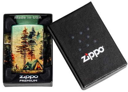 Zippo vžigalnik 46263 Watercolor Camping