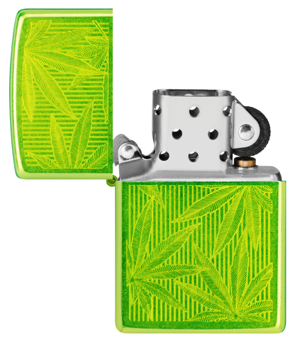 Zippo vžigalnik 46269 Cannabis Leaves