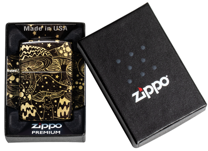 Zippo vžigalnik 46277 Mushrooms 360°