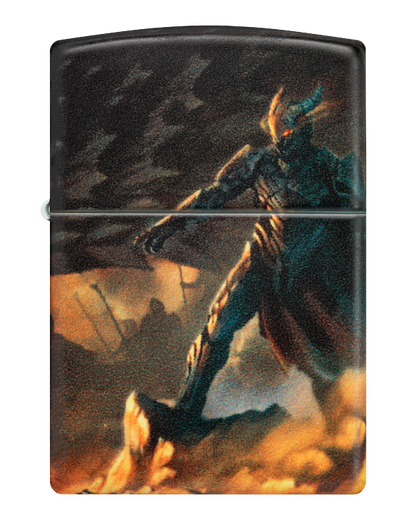 Zippo 46284 vžigalnik Knight vs Dragon, 540 Matte