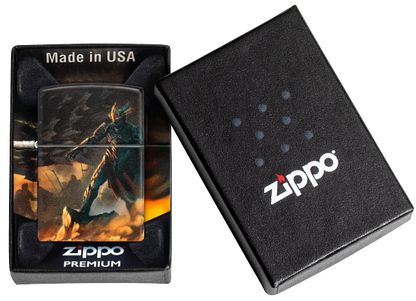 Zippo 46284 vžigalnik Knight vs Dragon, 540 Matte