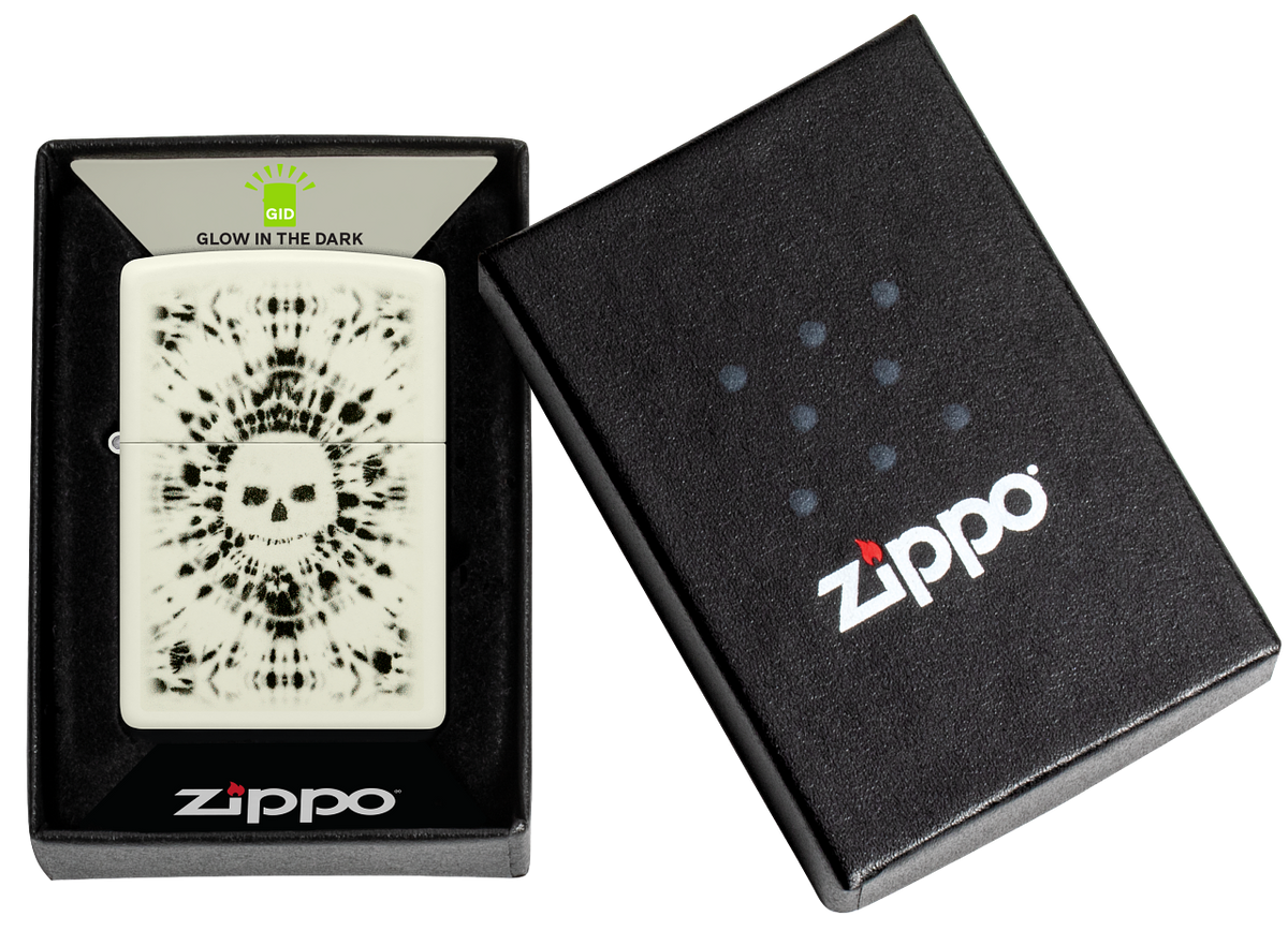 Zippo 46289 vžigalnik Glowing Skull