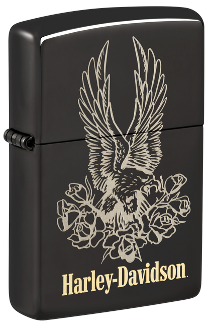 Zippo vžigalnik 46311 Harley-Davidson® Eagle & Roses