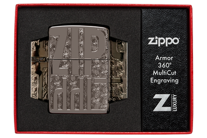 Zippo vžigalnik 46312 Armor Hidden Luxury 360°