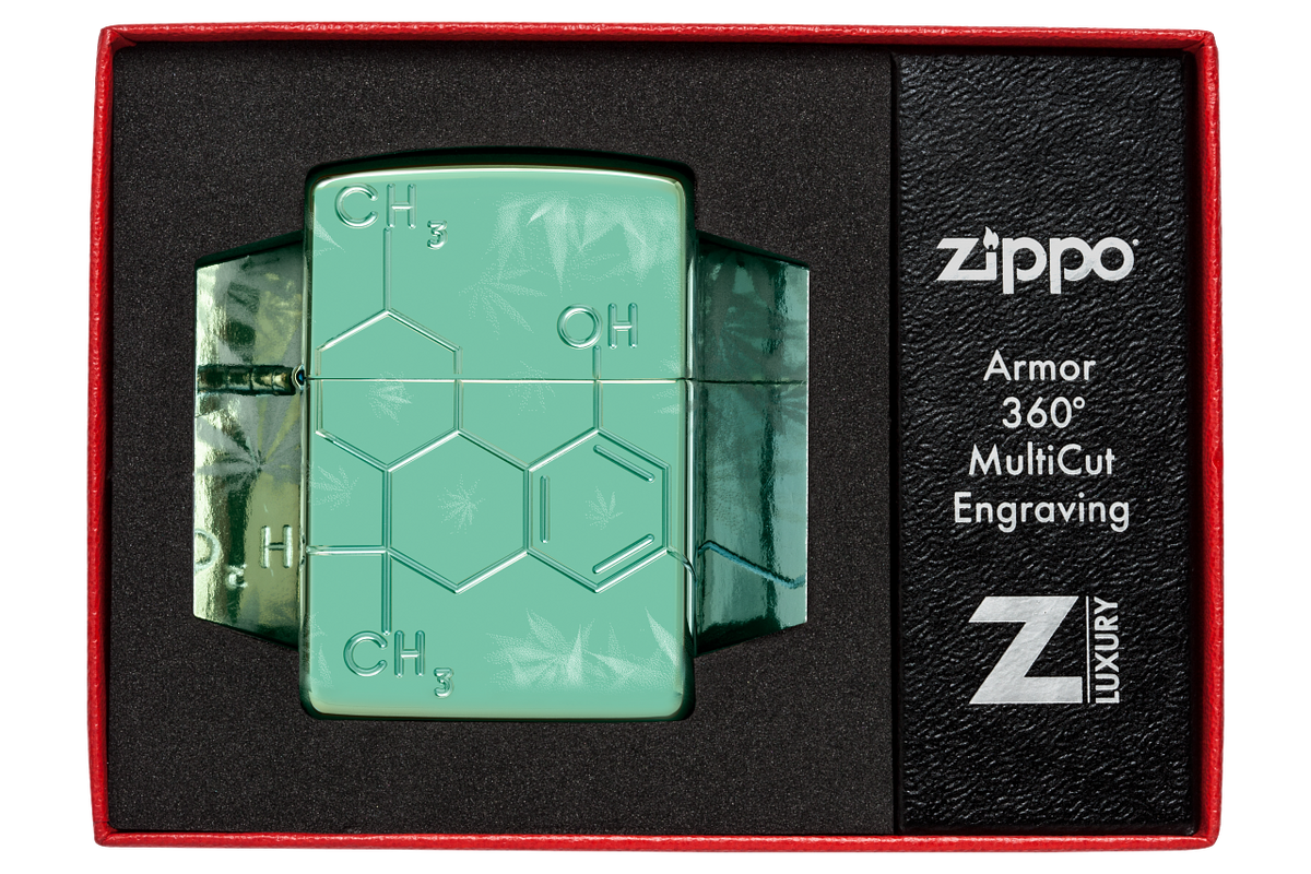 Zippo vžigalnik 46313 Cannabis Compound Armor