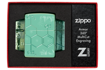 Zippo vžigalnik 46313 Cannabis Compound Armor