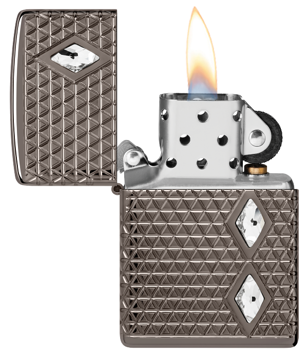 Zippo vžigalnik 46316 vžigalnik Armor Pattern Crystals