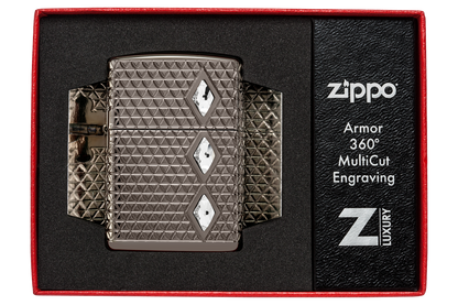 Zippo vžigalnik 46316 vžigalnik Armor Pattern Crystals