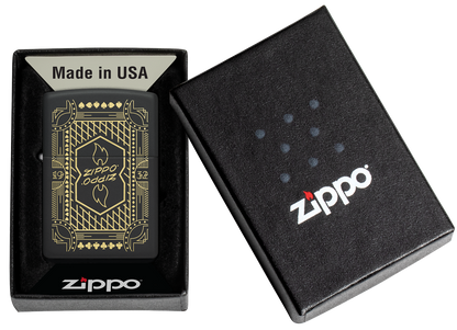 Zippo 46483 vžigalnik Retro 1932, Black Matte