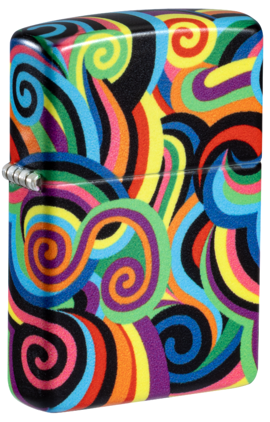 Zippo 46491 vžigalnik Vivid Color Patterns, Glow in the Dark
