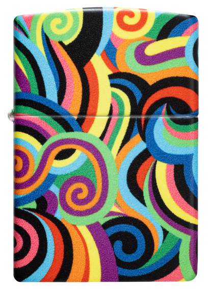 Zippo 46491 vžigalnik Vivid Color Patterns, Glow in the Dark