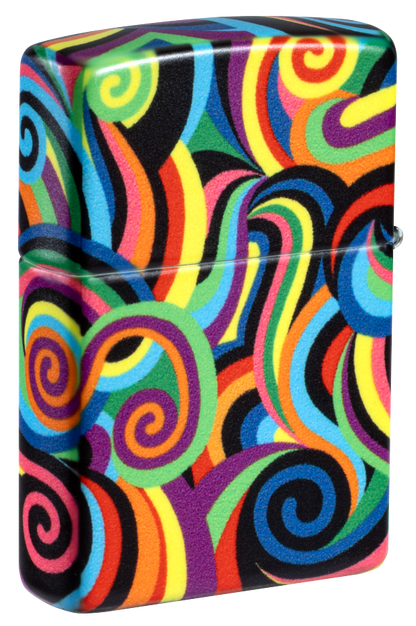 Zippo 46491 vžigalnik Vivid Color Patterns, Glow in the Dark
