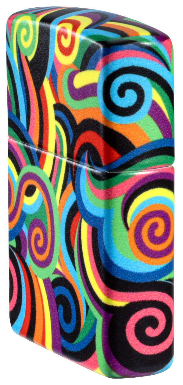Zippo 46491 vžigalnik Vivid Color Patterns, Glow in the Dark