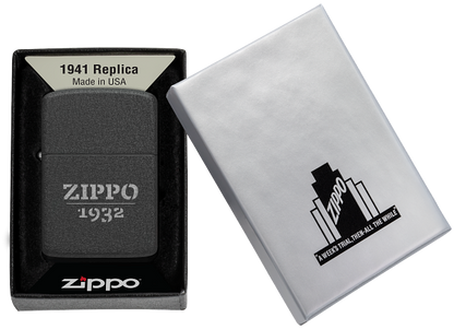 Zippo 46567 vžigalnik Zippo 1941 Replica, Black Crackle