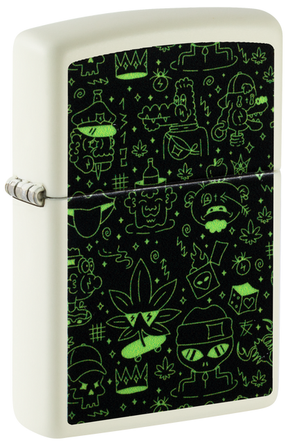 Zippo 60.007.390 vžigalnik Doodle Cannabis