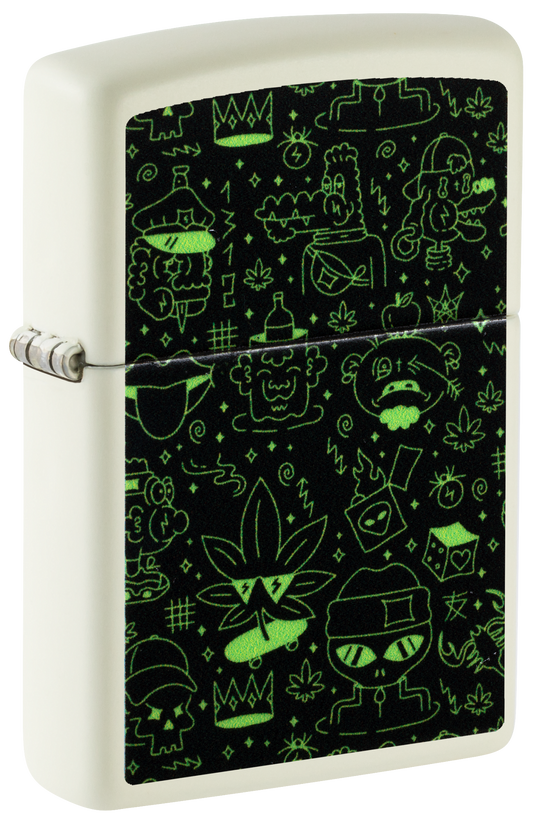 Zippo 60.007.390 vžigalnik Doodle Cannabis