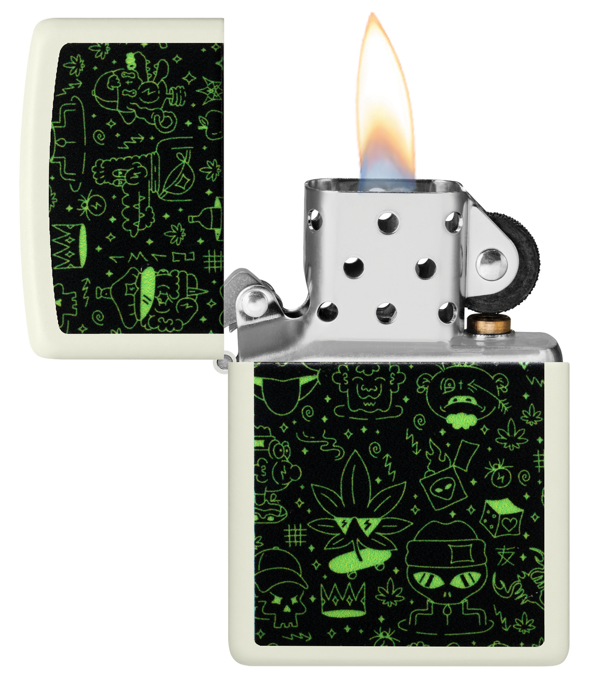 Zippo 60.007.390 vžigalnik Doodle Cannabis