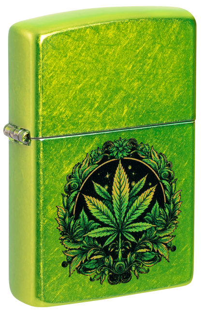 Zippo 60.007.389 vžigalnik Green MLeaf