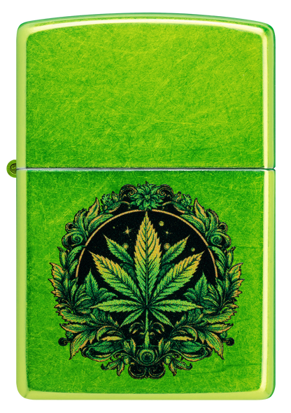 Zippo 60.007.389 vžigalnik Green MLeaf