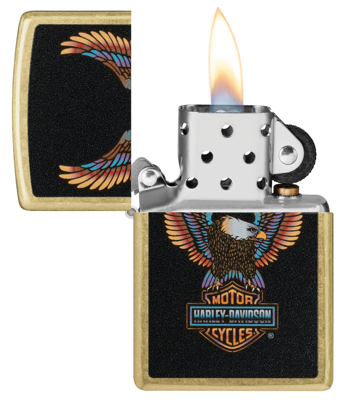 Zippo vžigalnik 46678 Harley-Davidson® Colorful Eagle