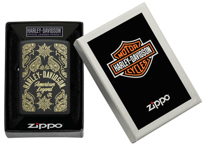 Zippo vžigalnik 46680 Harley-Davidson® Pattern
