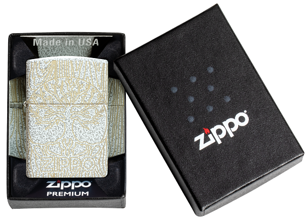 Zippo 46697 vžigalnik Tree of Life, Glacier