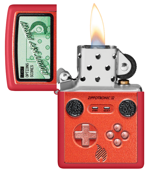 Zippo 46700 vžigalnik Retro Gaming Console, Texture Print