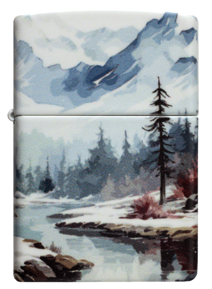 Zippo 46702 vžigalnik Painted Lake & Mountains, 540 Matte