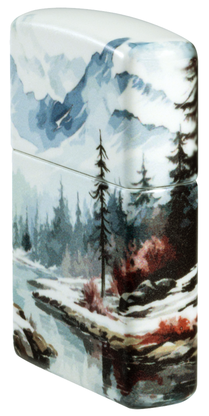 Zippo 46702 vžigalnik Painted Lake & Mountains, 540 Matte