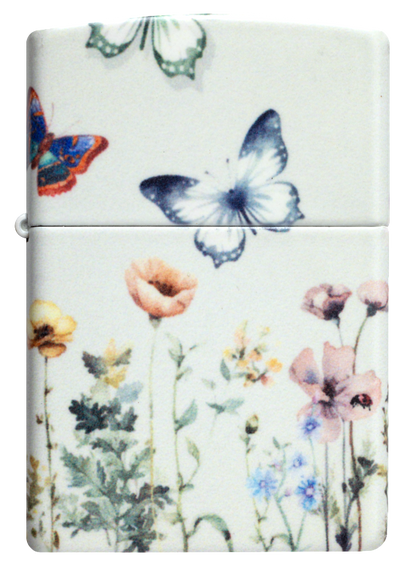 Zippo 46703 vžigalnik Flower Field & Butterflies, Glow in the Dark