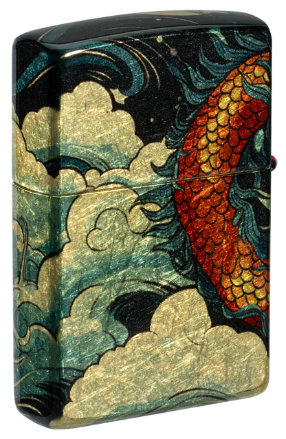 Zippo 46705 vžigalnik Asian Dragon, 540 Tumbled Brass