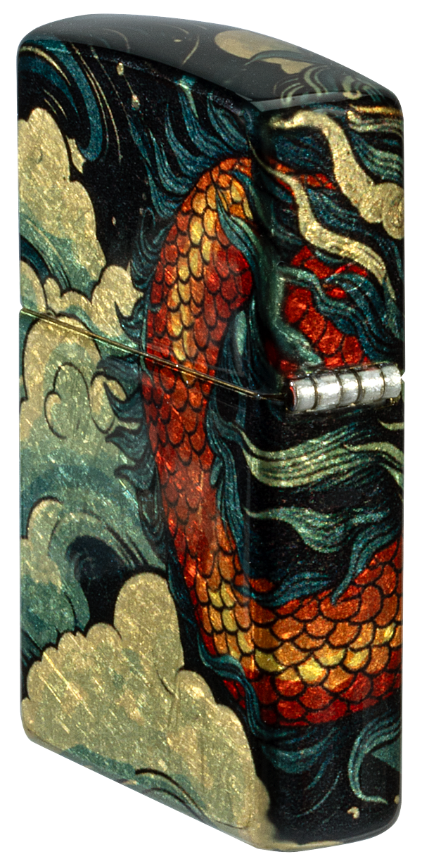 Zippo 46705 vžigalnik Asian Dragon, 540 Tumbled Brass