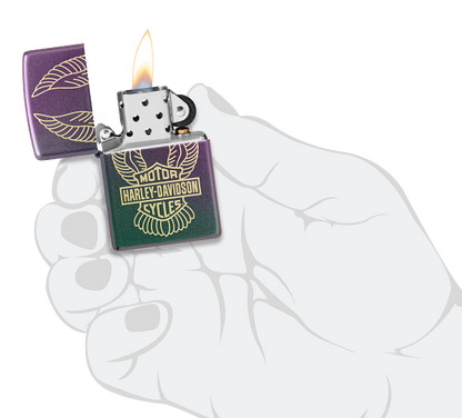 Zippo vžigalnik 46859 Harley-Davidson® Wings