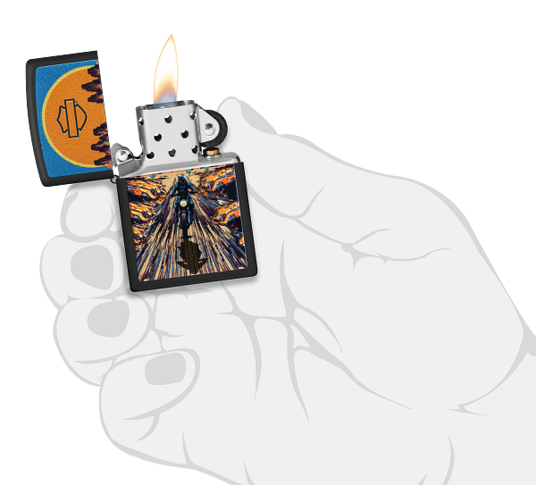 Zippo vžigalnik 46861 Harley-Davidson® Open Road