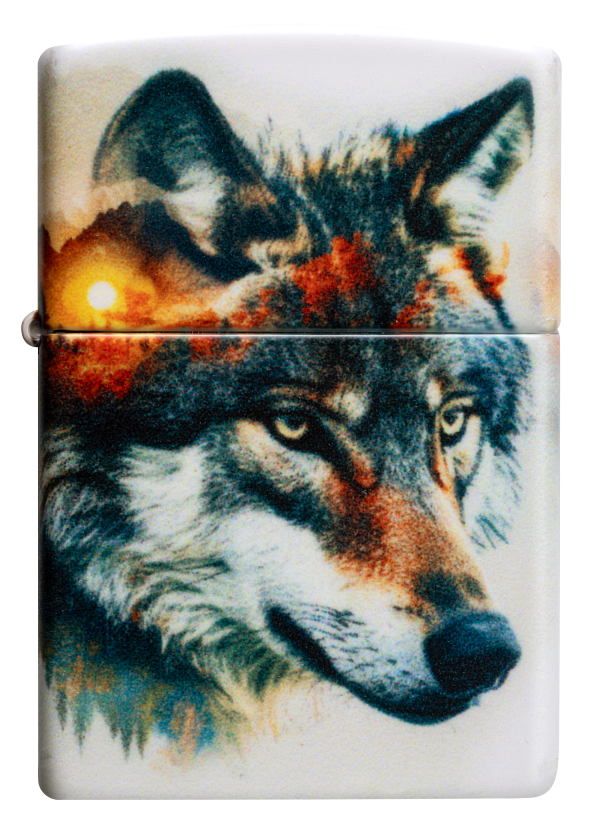 Zippo 60.007.507 vžigalnik Watercolor Wolf