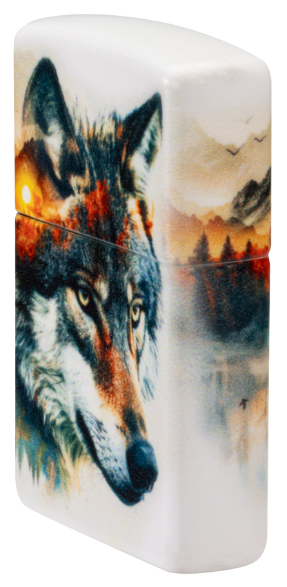 Zippo 60.007.507 vžigalnik Watercolor Wolf