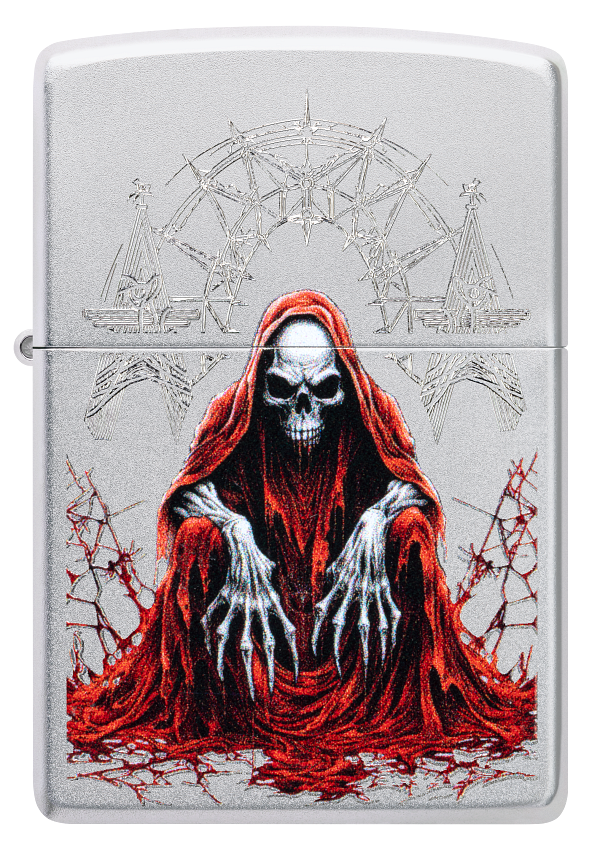 Zippo 60.007.576 vžigalnik Red Grim Reaper