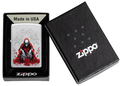 Zippo 60.007.576 vžigalnik Red Grim Reaper