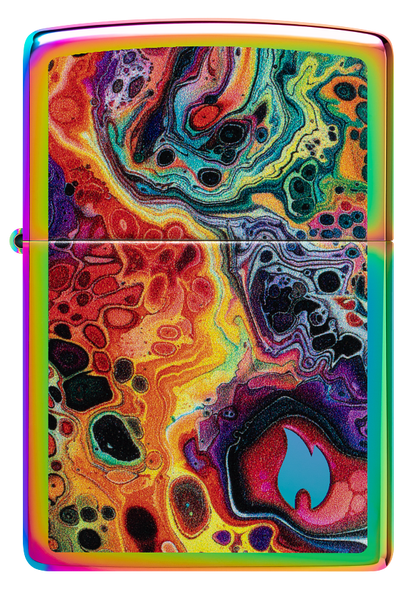 Zippo 46938 vžigalnik Abstract Colours & Flame