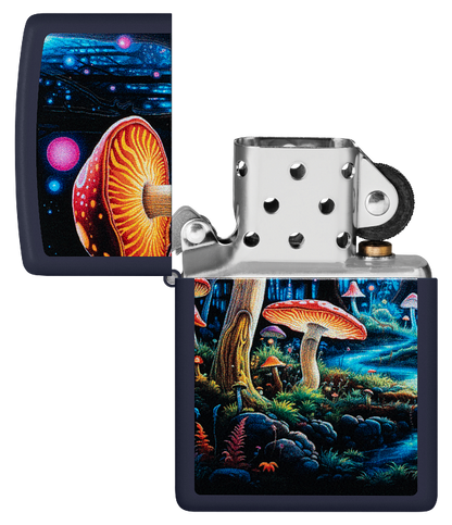 Zippo 46947 vžigalnik UV Glowing Mushrooms