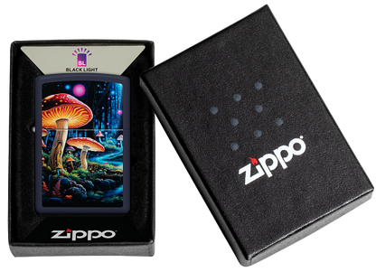 Zippo 46947 vžigalnik UV Glowing Mushrooms