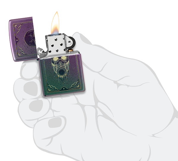Zippo 46953 vžigalnik Dark Gas Mask