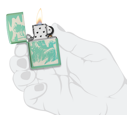 Zippo 60.007.663 vžigalnik Hunter& His Dog