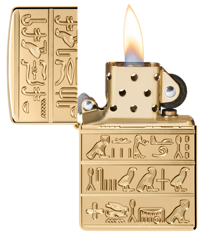 Zippo 60.007.668 vžigalnik Egyptian Hieroglyphs Armor