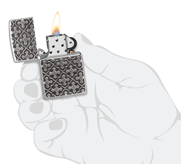 Zippo 60.007.689 vžigalnik Crosses Armor